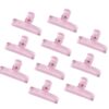 10Pcs Clear Acrylic Binder Clip for Picture Document Drawing Board 75mm Long Paper Clip File Paper Clamp Food Bag Folder Clips