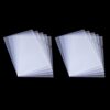 10Pcs Clear Document Folders L-Type Folders Copy Safe Project Pockets, for A4 / Letter Size Sheets, Transparent Project Pocket