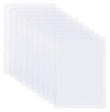 10Pcs Clear Sheet Protectors A5 Waterproof Hard Document Sleeves 5.8x8.3in