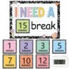 10 Pcs Composition Notebook Calm Down Corner Supplies Magnetic Calming Corner Support I Need a Break Mental Health Educational Management Tools Includes Break Card Timer for Back to School Supplies