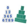 10Pcs Detachable Number Stamp Digital Stamp from 0 to 9 Number for Card Making Scrapbooking Journaling Teaching Teacher