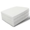 10Pcs Felt Sheets Fabric, 7" x 11" Soft Felt Squares for Craft, 1mm(White)