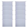 10Pcs Filing Cabinet Folder Letter Size Suspension Files with Tabs, File Storage Bag for File Organization Retrieval