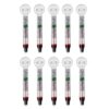 10pcs Floating Aquarium Thermometer with Suction Cup Temperature Measuring Tool No Probe No Wire Use Inside of Fish for Aquarium Fish Tank Digital Scale Stick on Thermostat Thermometer Strip Display