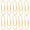 10 Pcs Jumbo Paper Clips, 4 Inch Extra Large Paper Clips for Home,School and Office Use Document Organizing Office Supply Accessories (Orange)