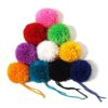 10 Pcs Large Yarn Pom Poms-3 Inch Made to Order Acrylic Yarn Balls for Hats Or Party Decorations-DIY Craft Pompoms (Mixed, 3inch)