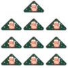 10Pcs Triangular Book Page Corner Clips Bookmarks Clips Cartoon Paper for File Document Paper Seasonal Note Organizers