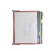 10 Pockets, Portable Color for Office/Storehouse/Restaurant Storage A4 Documents