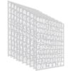 10 Sheets 0.5 Inch Alphabet Stickers, 1120Self-Adhesive Letters and Numbers for Scrapbooking, Journals, DIY Planners, Bullet Journals, Stickers for Cups, Laptops, School Supplies, Textbooks（White）