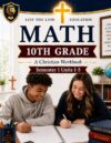 10th Grade Math Semester 1 (Units 1-5): A Christian Homeschool Math Workbook with Step-by-Step Lessons, Practice Problems, and Answer Key