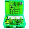 110-Piece Multi-Function Electromagnetic Circuit Storage Box | Ammeter Voltmeter Static Friction Solar Fruit Brine Battery Ampere Force Joule’s Law