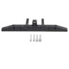 1/10 RC Crawler Rear Bumper Professional Aluminum Alloy Black Heavy Duty Accuracy Upgrade Parts Off Road Vehicle Exterior Accessories for TRAXXAS Climbing Car