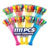 1111PCS Water Balloons, Quick Fill Self‑Sealing Colorful Water Bombs for Kids Adults, Summer Outdoor Water Fight Pool Beach Party Toys