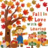 113 Pcs Fall Bulletin Board Decorations Fall in Love with Learning Classroom Decor Cutouts Autumn Pumpkin Leaves Bulletin Board Set for Farmhouse Thanksgiving Home Decor