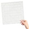 11x11 Extra Large Plastic Fuse Bead Board Pegboard Craft for Home Craft Kids DIY Creative Handmade Projects Enthusiasts, Square 2.6 mm Bead Boards, Clear