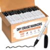 120 Pack Dry Erase Markers Bulk Black Whiteboard Markers Fine Tip Dry Pen