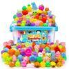 120Pcs Bulk Kawaii Mochi Squishy Toys, Fidget Treasure Box Classroom Prizes
