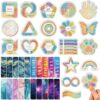 120PCS Calming Strips for Anxiety Sensory Stickers Anxiety Relief Items