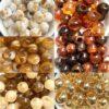 120Pcs Large Hole Beads for Braids for Women 14mm Chunky Hair Bead