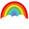 120 Pcs Rainbow Name Plates for Classroom Desks Colorful Rainbow Students Name Tags Self Adhesive Locker Labels Colored Bulletin Board Decoration for Classroom Teacher Back to School Party Decor