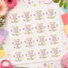 120 PCS Thank You for Coming to My Party Stickers, Birthday Party Favor Labels, Self Adhesive Gift Seals for Treat Bags, Envelopes, Cards, Goodie Bags, Guest Thank You Supplies