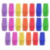 120 Pencil Top Eraser Caps for School Office Writing Correction Tool