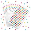 1260 Pcs 0.4" Star Stickers for Reward, Small Star Stickers, Sparkly Holographic Stars Sticker for DIY Behavior Chart Reward Home School Classroom Teacher Supplies
