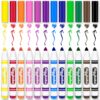 12 Count Washable Markers Bulk, Markers for Kids Classroom, 12 Colors