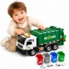 12" Garbage Truck Toy for Kids Ages 3-8, Large Trash Truck Vehicle