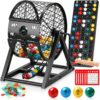 12" Large Deluxe Bingo Game Set with Cage, Board, Balls, 30 Cards and Chips