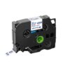 12mm Fabric Iron On Label Tape Compatible with PT Label Maker H110 FA3R FA231 FA3 Black Red On White(Blue on White)