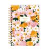 12 Month Schedule Book, 2026 Floral Wirebound Journal for Desk Planning, Classroom Notes, Workday Agenda Guide Agenda Workbook Planning Record Appointment Lesson Organizer Routine Journal Classroom