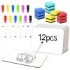 12 Pack 5x7 Mini Dry Erase Board Small Wooden Portable