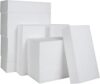 12 Pack Craft Styrofoam Blocks 20x10x5cm Polystyrene Foam Bricks for DIY Arts