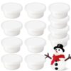 12 Pack DIY Christmas Snowman Clay Kit, Build a Snowman Clay Set with Modeling Clay and Complete Accessories, Holiday Craft Set, Christmas Gift, Stocking Stuffer