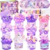 12 Pack Purple Butter Cloud Slime Kit – Soft Squishy Sensory Toy for Kids Ages 8-12, Birthday Party Favors, Goodie Bag Fillers for Girls and Boys