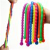 12 Pack Sensory Toys for Kids Textured Stretchy Fidget Noodles for Stress