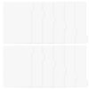 12Pcs A5 Binder Dividers, 6 Holes White Binder Divider Index with Tabs
