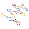 12pcs Anti Lost Rope 12 Loops Pack Nylon Plastic Leash
