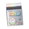 12Pcs Double Line Outline Pens for Arts and Sparkly Edges Pen Glitters Pens for Cards Making Scraps Booking Glitters Markers for Scrapbooking
