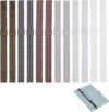 12PCS Elastic Book Bands Pen Loops, 6 Colors Glitter Notebook Straps, 2026 Upgraded Stretchy Closure Ties for Office, Travel, School, Journals, Textbooks, Planners, Stationery Organizer.