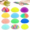 12PCS Fidget Toy, Fidgets Toys for Teens, Teens & Adults, 12 Packs Popping Stretchy Toys, Stress Relief Fidget, Resistance Fidgets Toy, Sensory Stress Relief Toy