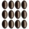 12 Pcs Foam Footballs, Mini Stress Relief Footballs in 3.5 x 2.2 in / 9 x 5.7 cm, Soft Easy Grip Balls for Young Athletes, Practice Training Football, Comfort Squeeze Balls for Adults
