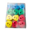 12Pcs Handheld Pencil Sharpeners Double Hole Sharpener Portable Pencils Sharpening Tool for Artist Double Hole Pencil Sharpener