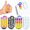 12 Pcs Jumbo Acrylic Paper Clips Teacher Gifts Large Page Markers