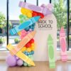12PCS Large Pastel Crayon Classroom Decorations 33inch Giant Crayon Paper Cutouts Pastel Crayons Bulletin Board Decor for Back to School Classroom Art Party Chalkboard Window Wall Sticker Decor