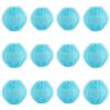 12 Pcs Laundry Balls for Washing Machine, Reusable Hair Catcher with Long Term Nylon Hook Surface, Pet Hair Remover Balls for Washer, Anti Winding, Pester Free, 1.38 in, 3.5 cm, Sea Blue