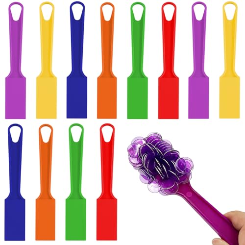 12 PCS Magnetic Bingo Wands, Magnet Sticks for Bingo Chips Magnetic Wands for Science Experiments, Family Game Night, STEM Activities for Classroom, Homeschool Supplies(6 Colors)