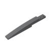 12 Piece Slope, Curved 10 x 1, Dark Gray, Compatible with Lego Parts and Pieces