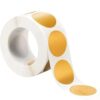 12 Rolls Gold Scratch Off Stickers Round Labels for DIY Games & Stationery